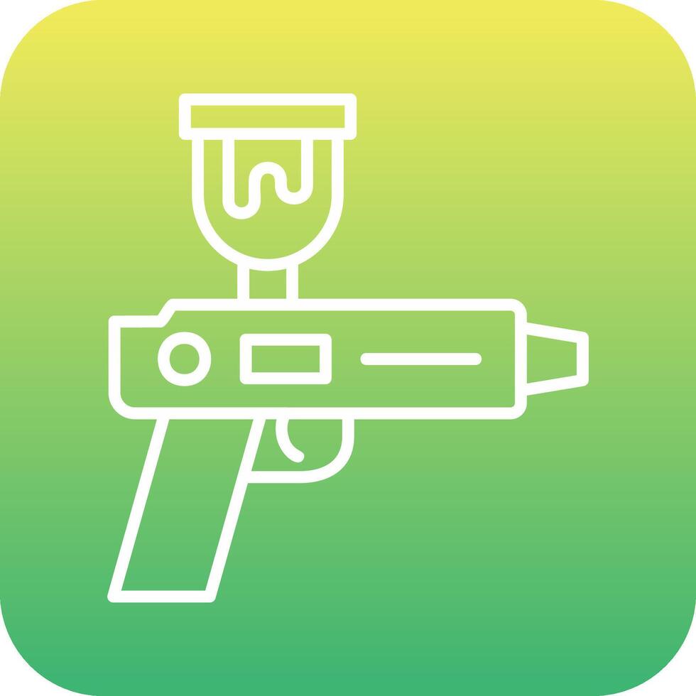 rociar pistola vector icono