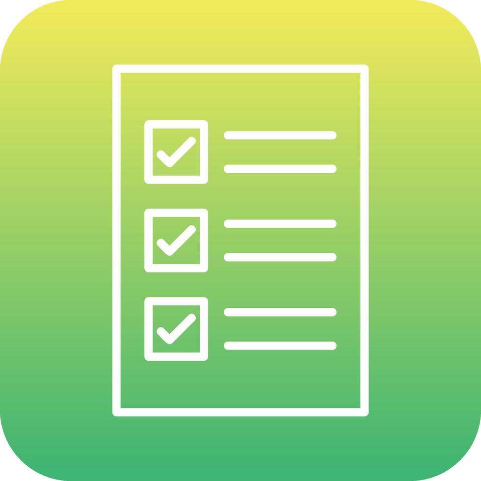 Check List Vector Icon