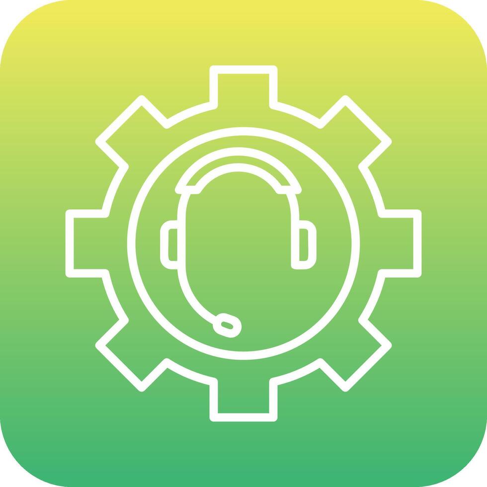 Call Serves setting Vector Icon