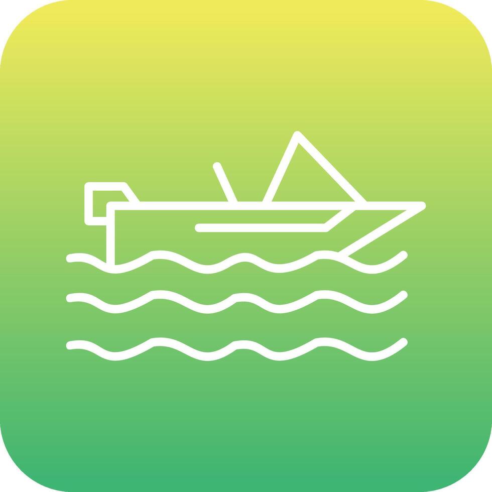 Motorboat Vector Icon