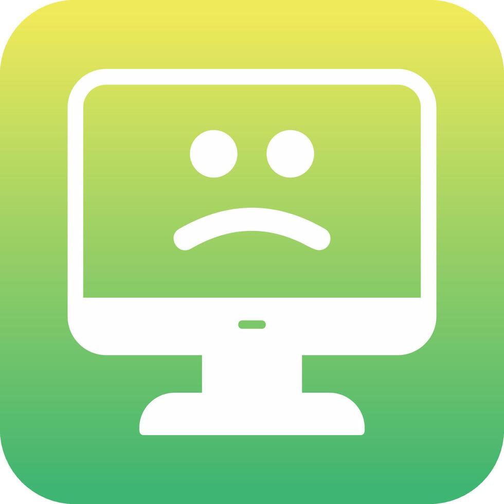 Blue Screen Vector Icon