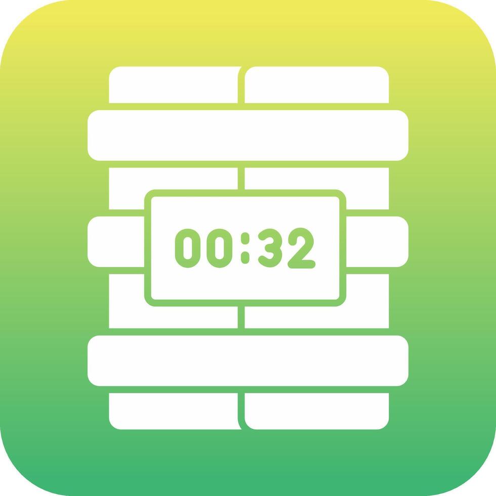 C4 Time Bomb Vector Icon