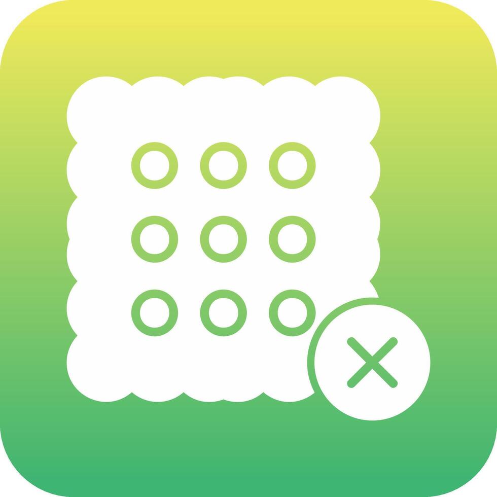 No Sweets Vector Icon