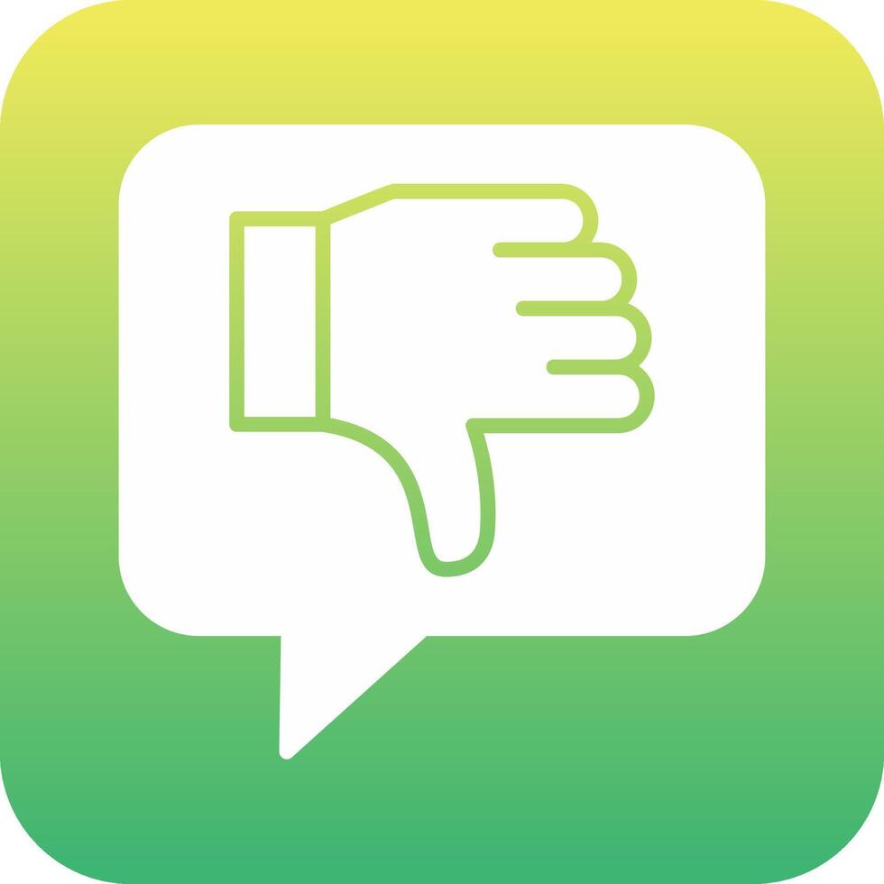 Dislike Vector Icon
