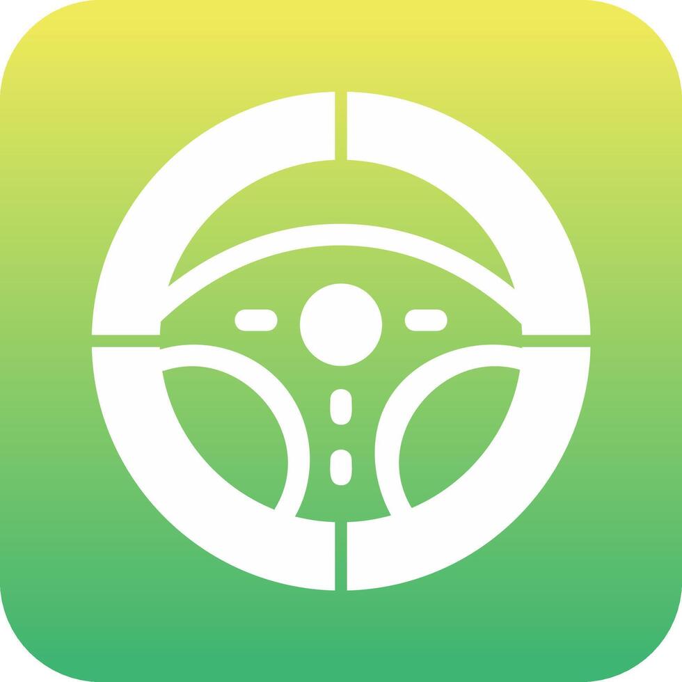 Steering Wheel Vector Icon