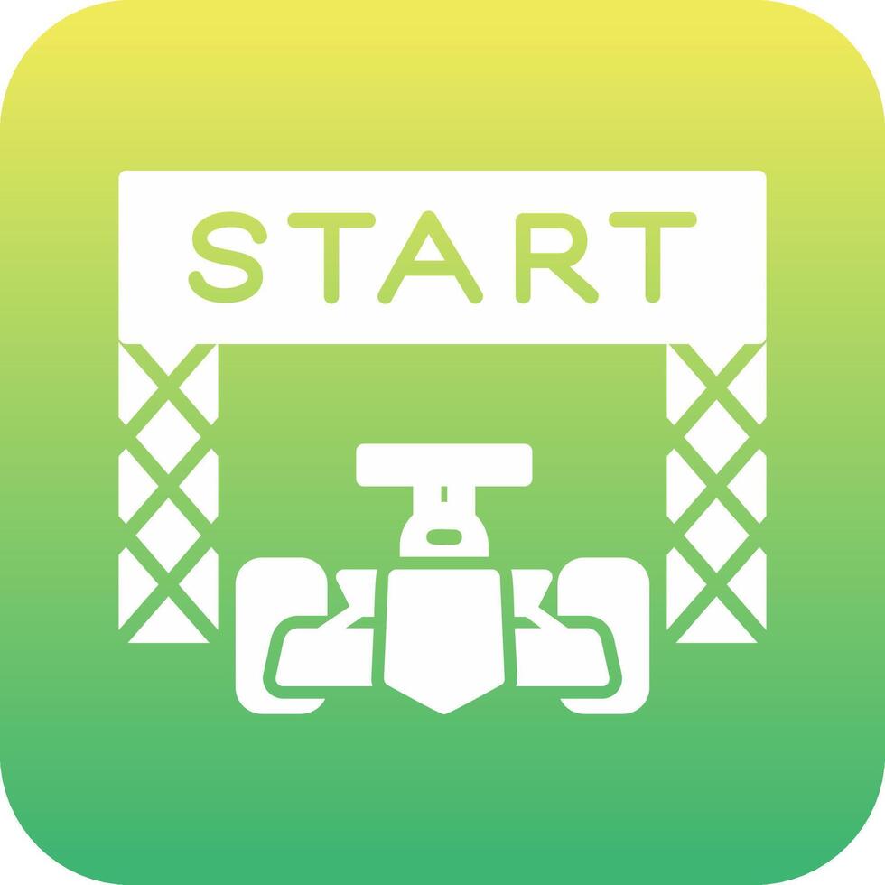 Starting Race  Vector Icon