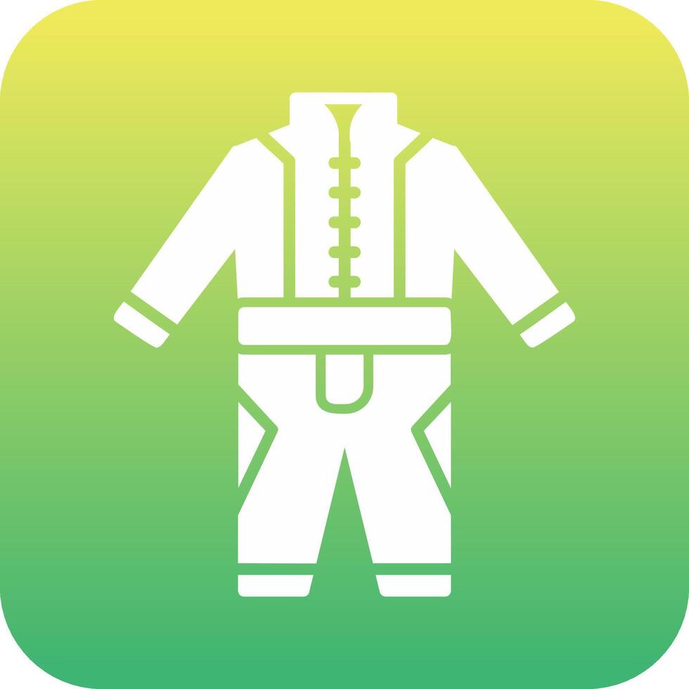 Race Suit Vector Icon