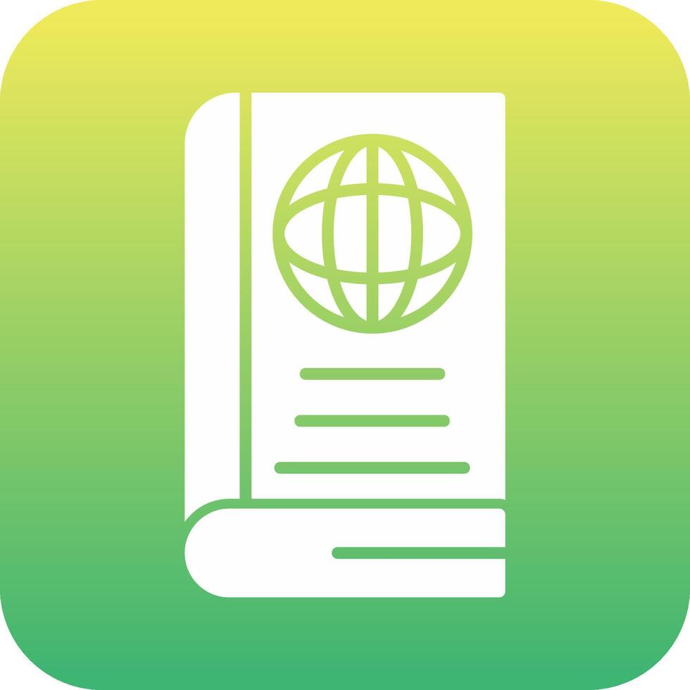 mundo libro vector icono