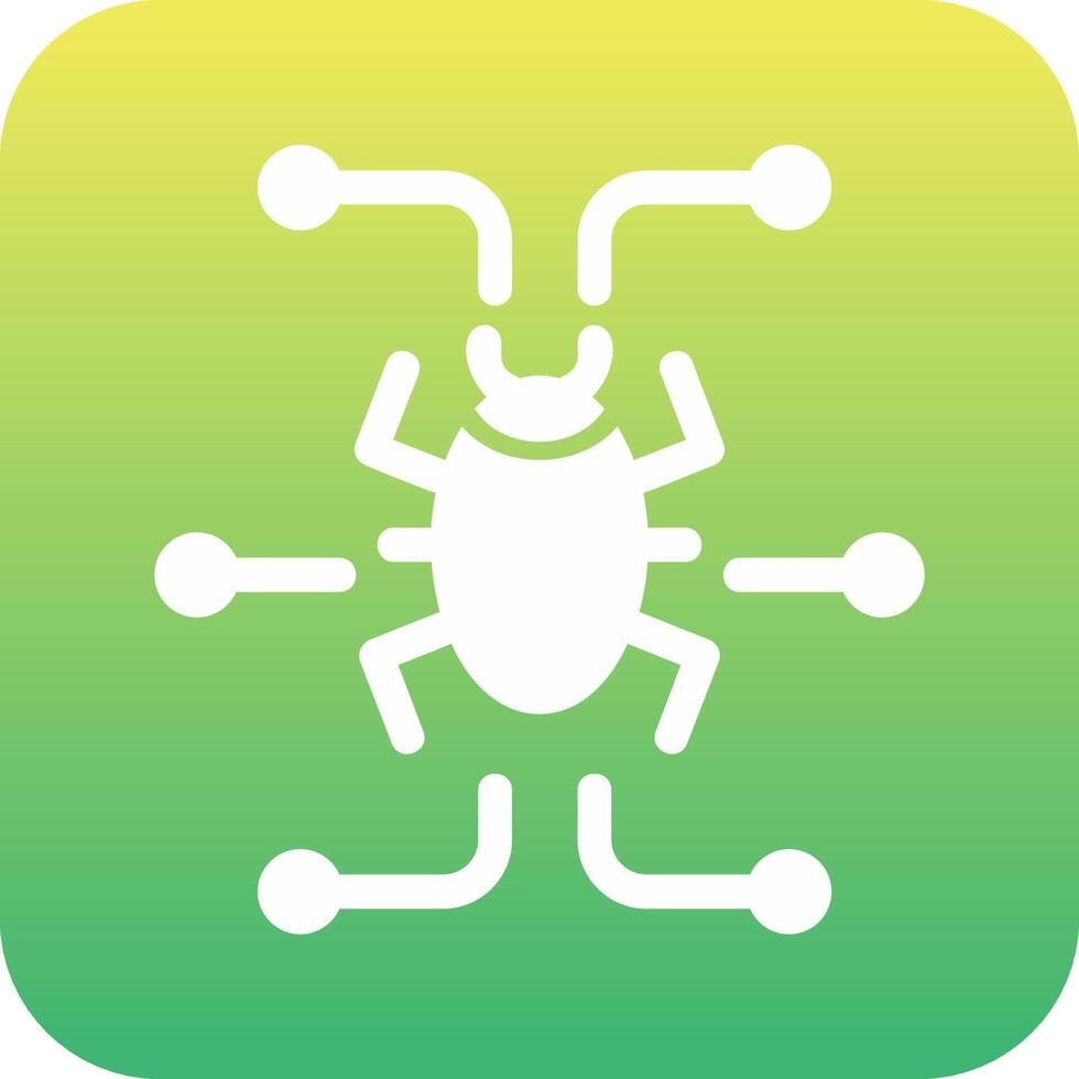 Digital virus Vector Icon