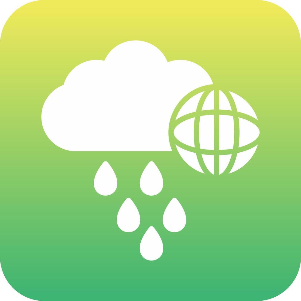 World Rainy day Vector Icon
