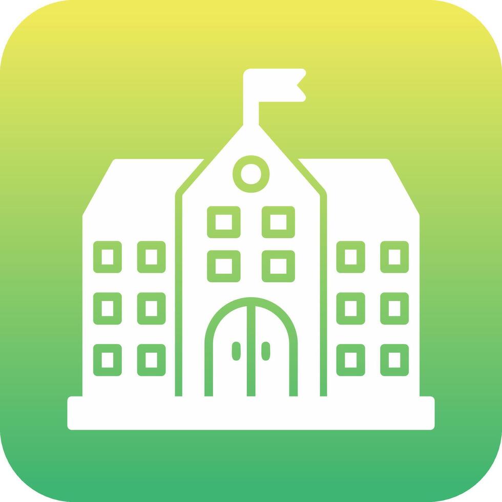 University Building Vector Icon
