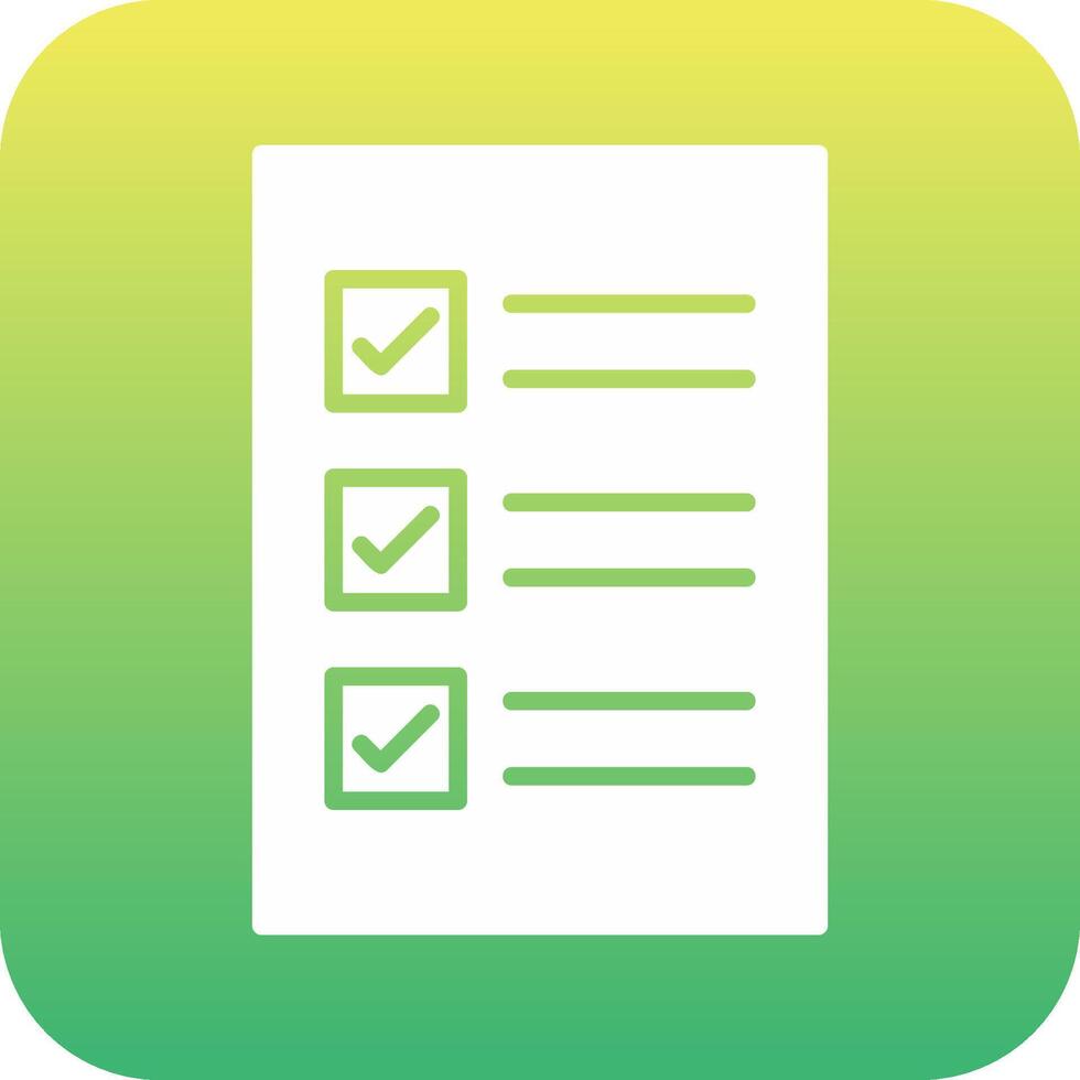 Check List Vector Icon