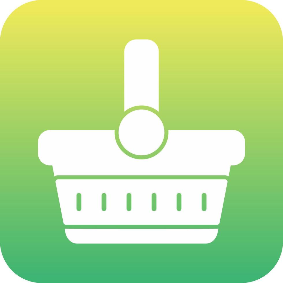 Picnic Basket Vector Icon