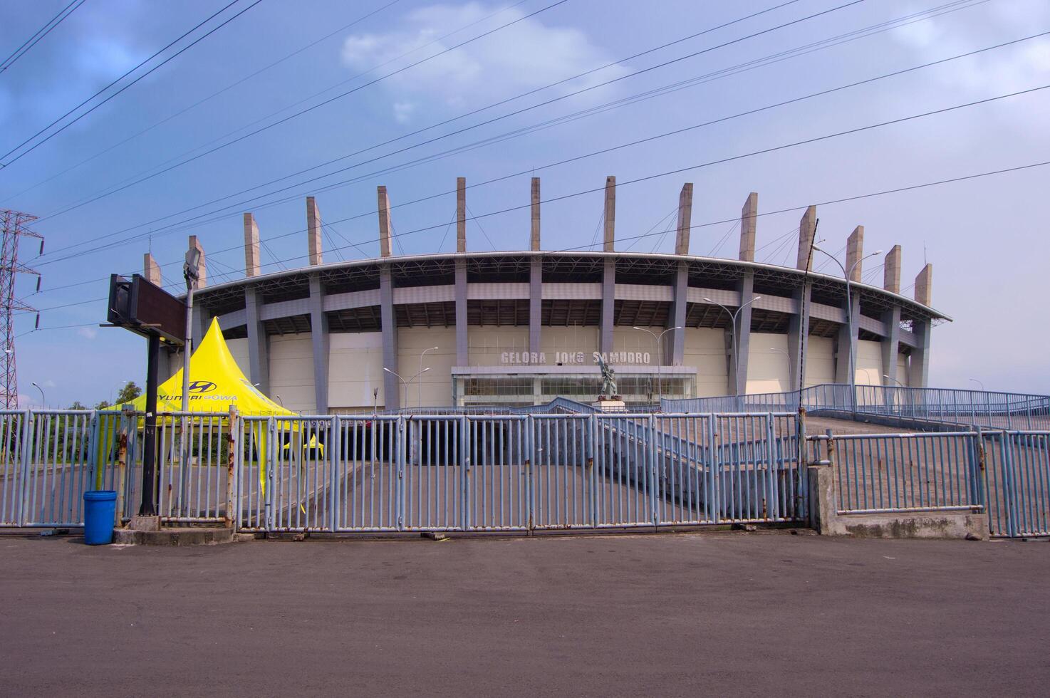 Gresik, Indonesia, 2022 - landscape of the joko samudro stadium in Gresik, Indonesia. photo