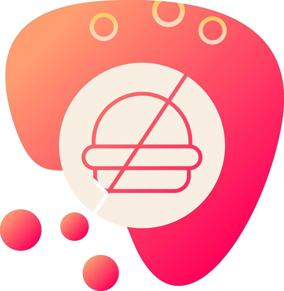 No Food Vector Icon