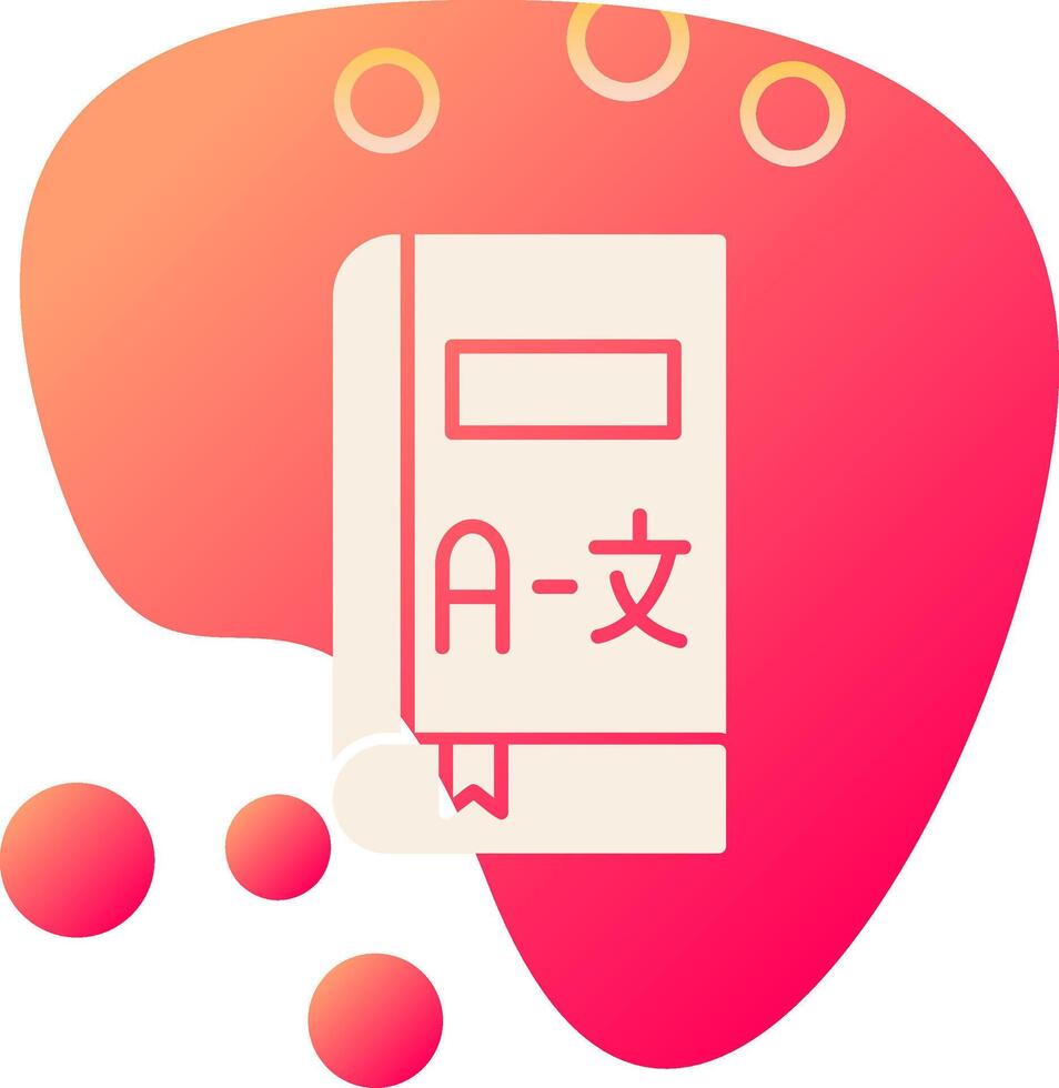 Translate Book Vector Icon