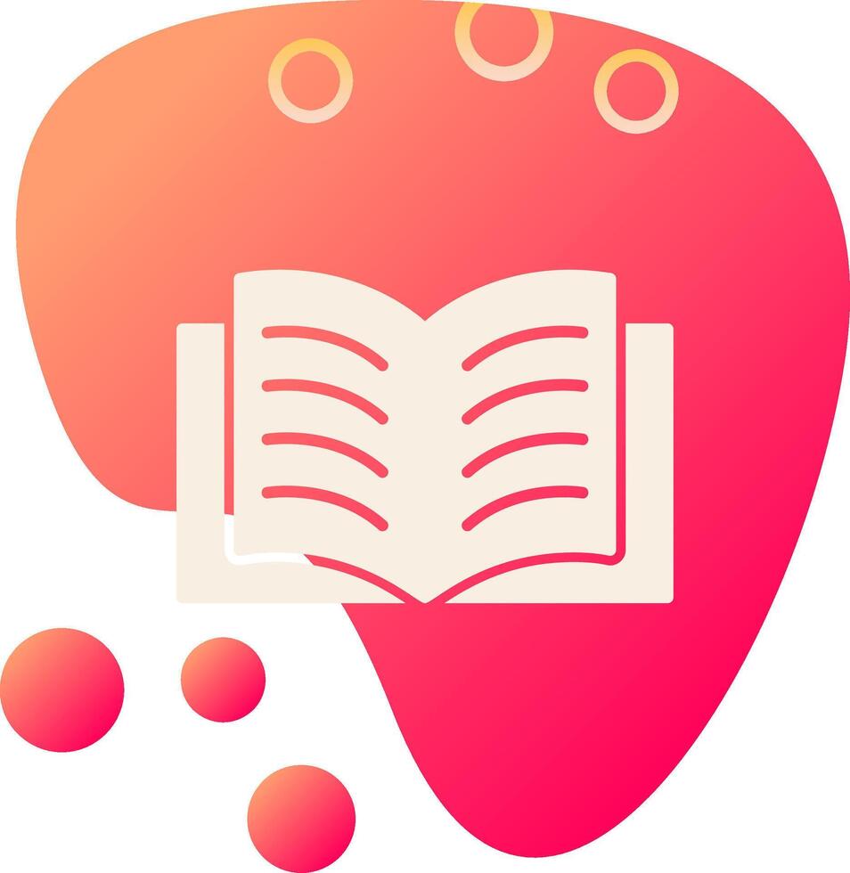 Open Book Vector Icon