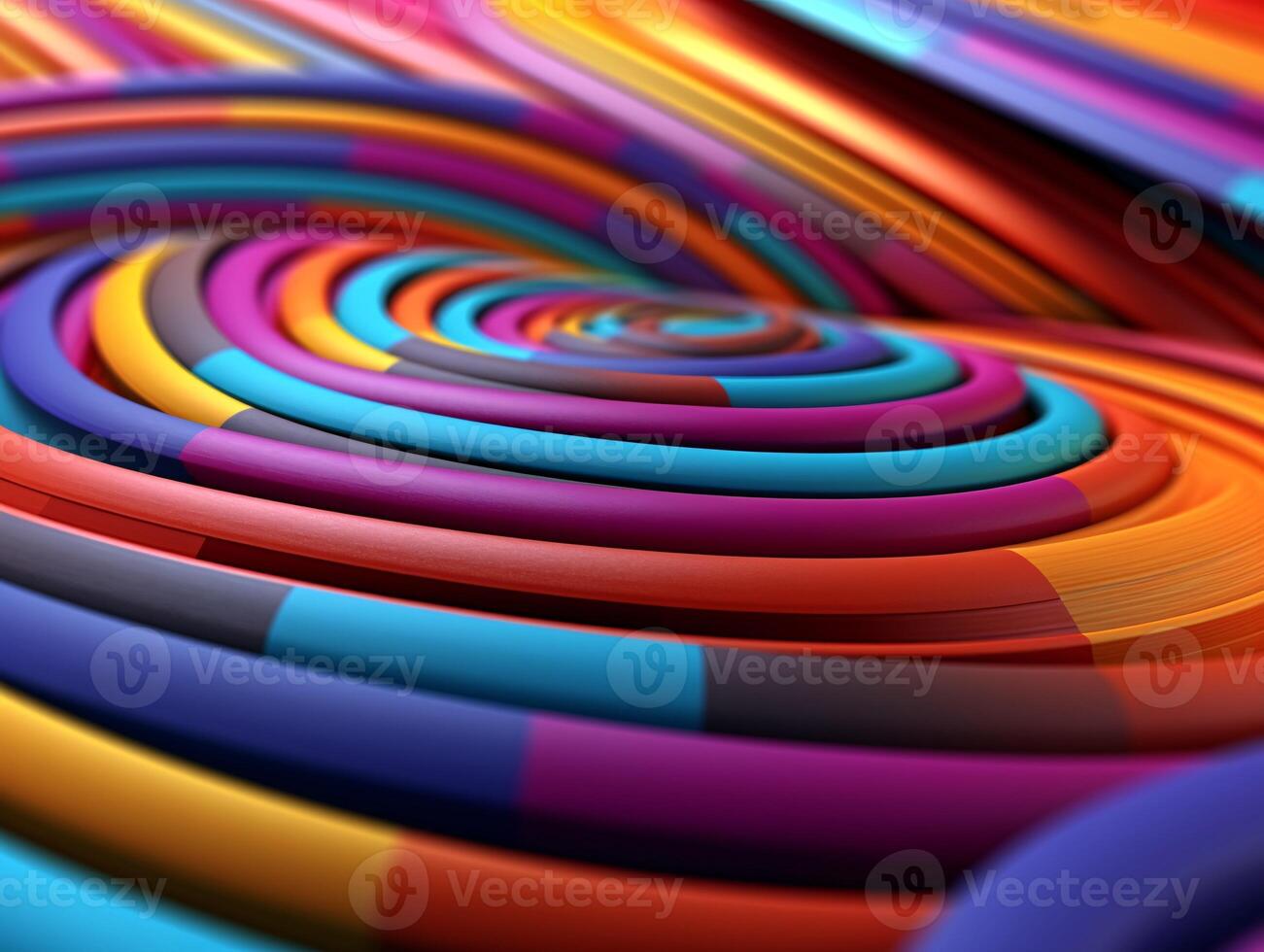 AI generated Modern colorful wave stripes pattern background photo