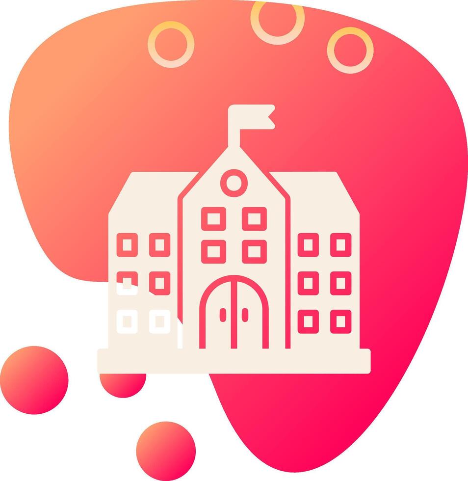University Building Vector Icon