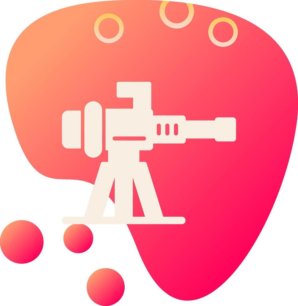 Heavy Machine gun Vector Icon