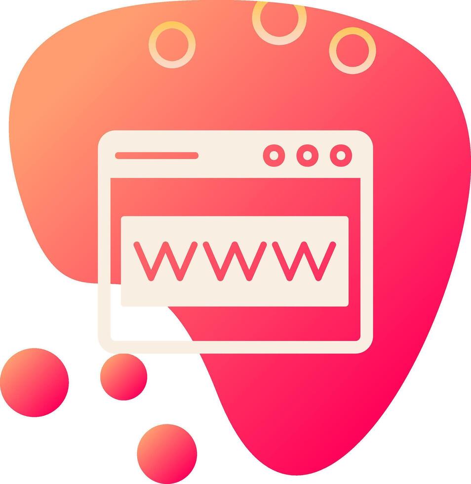 icono de vector web