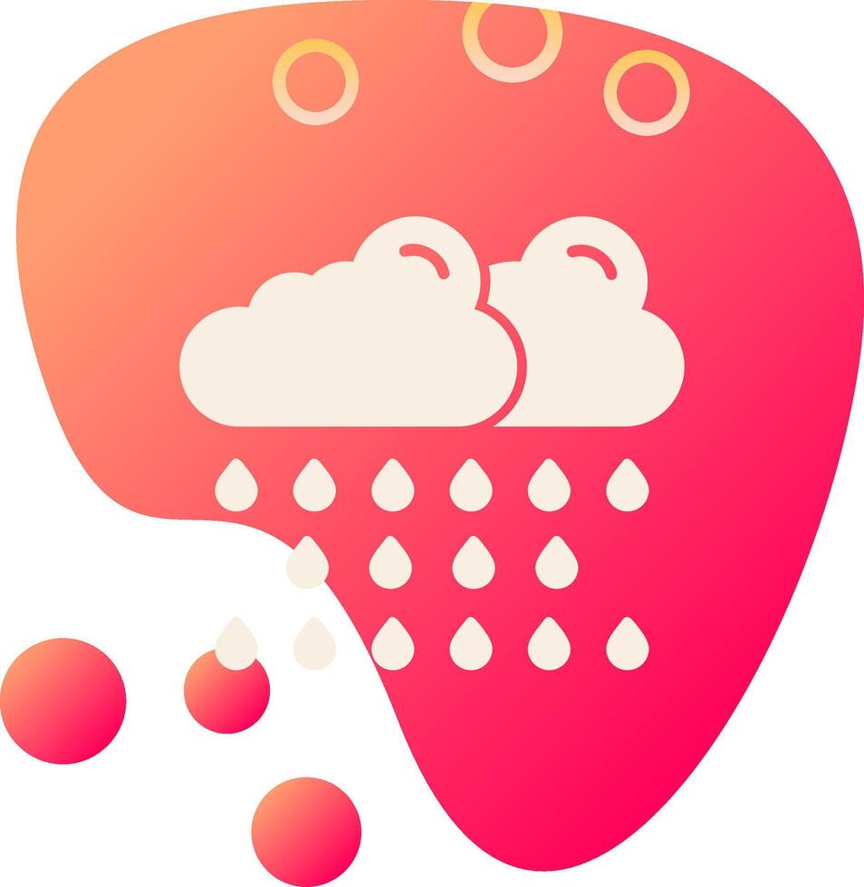 icono de vector de lluvia