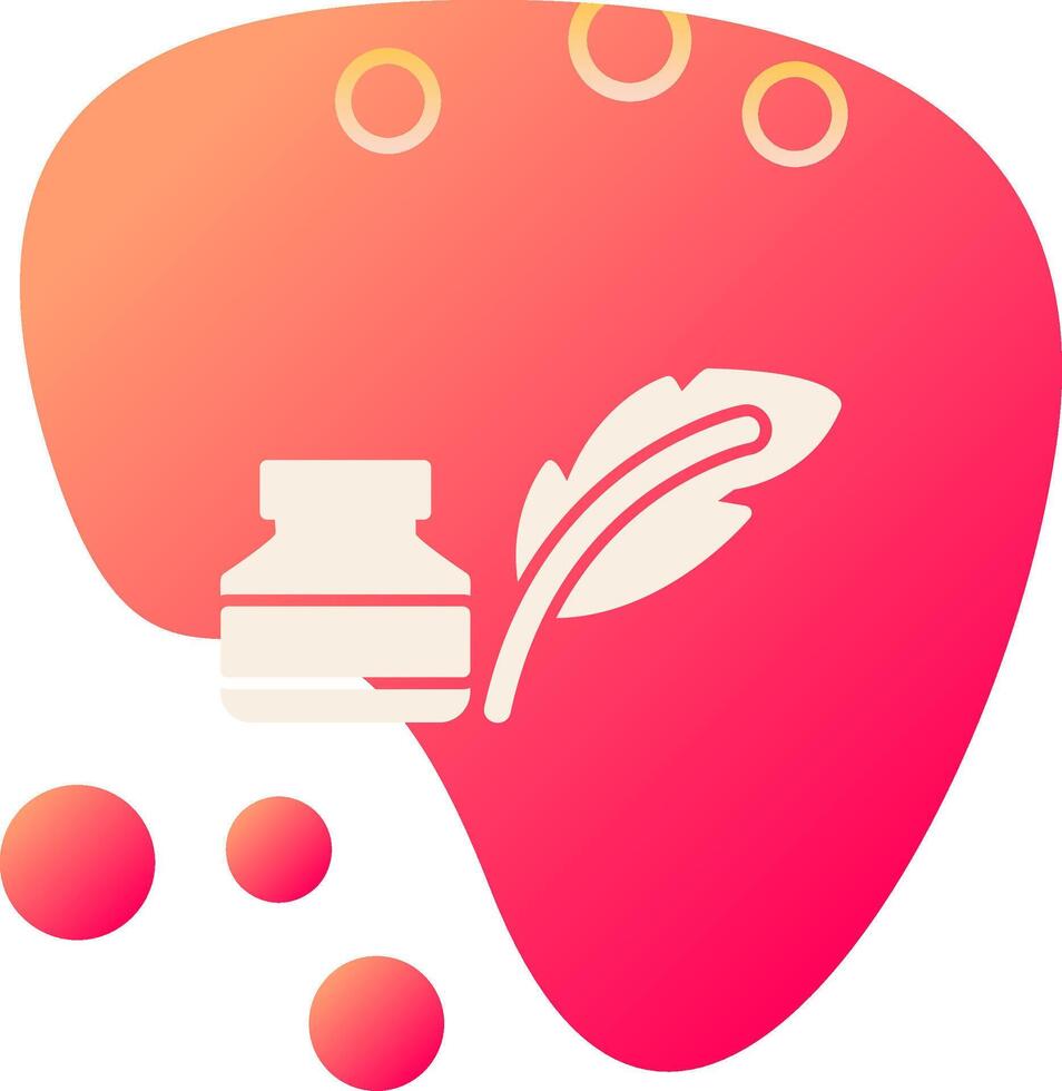 Quill And Ink Vector Icon