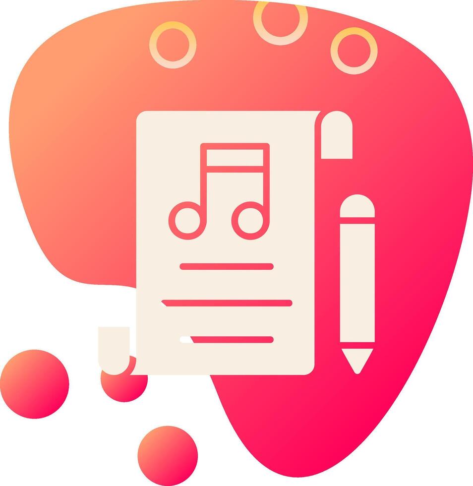 Music Composing Vector Icon