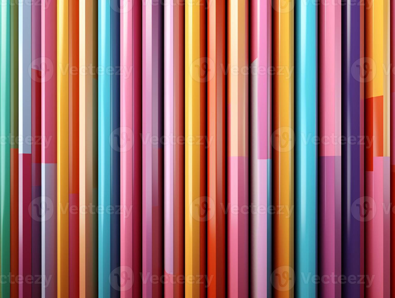 AI generated Colorful vertical stripes background Parallel Multicolored lines texture photo