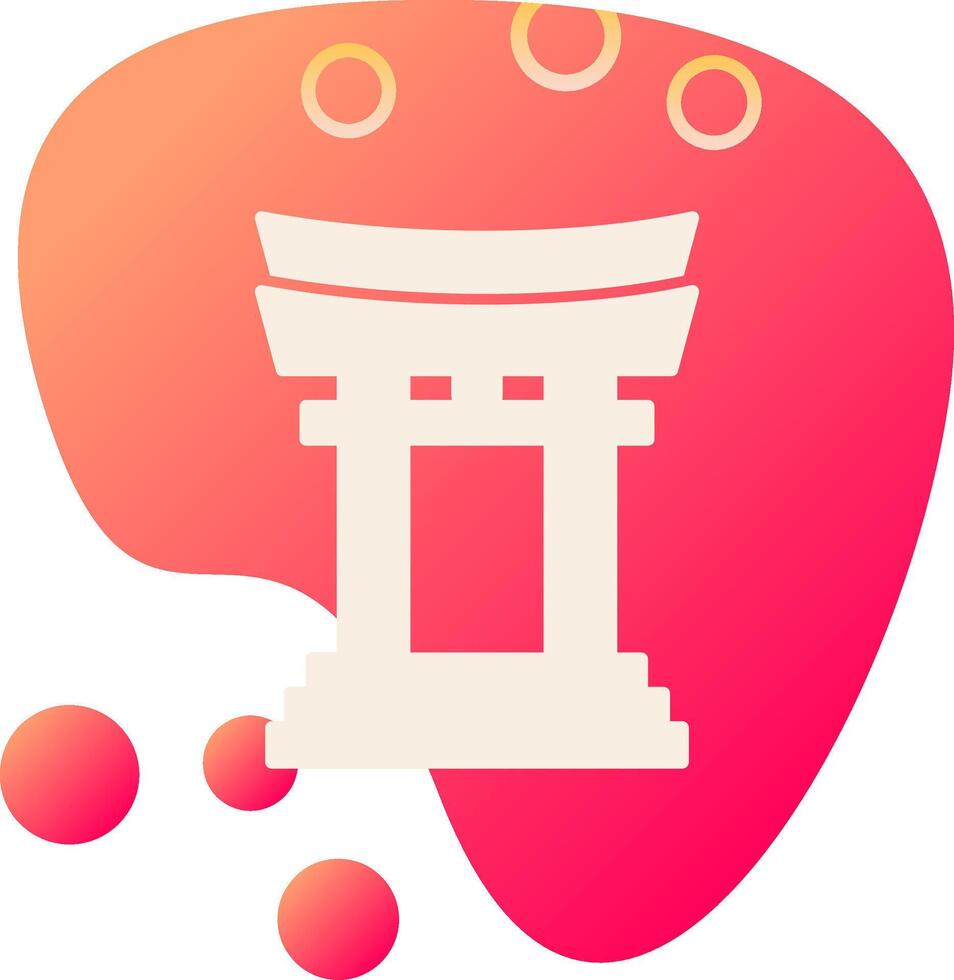 Torii Gate Vector Icon