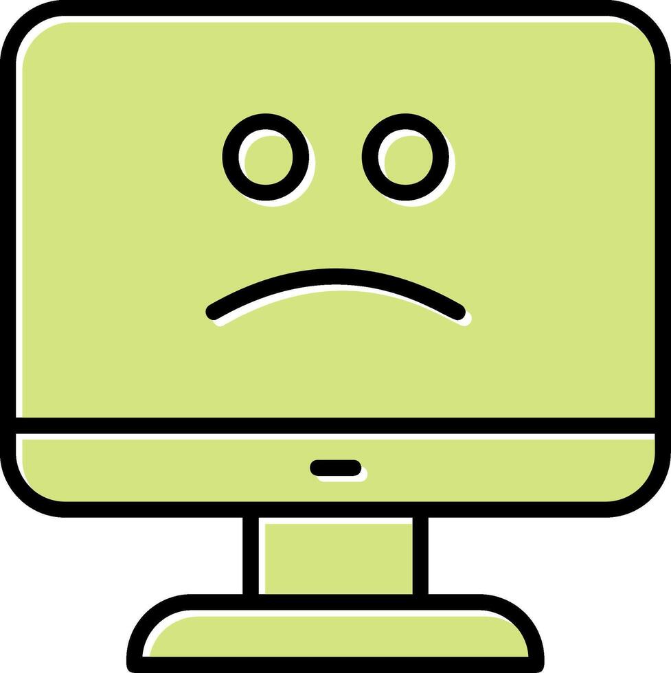 Blue Screen Vector Icon
