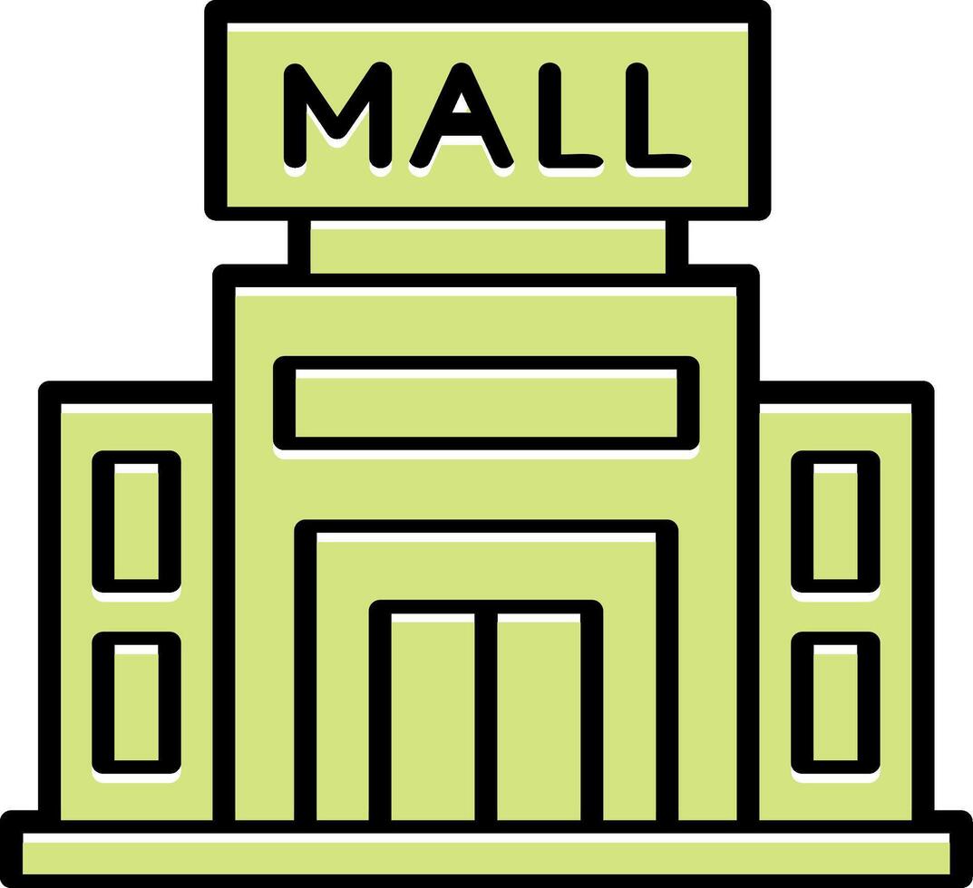 Shopping Mall Vector Icon