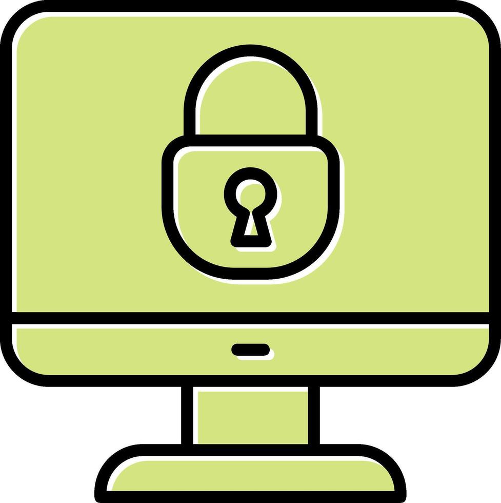 Lock Screen Vector Icon