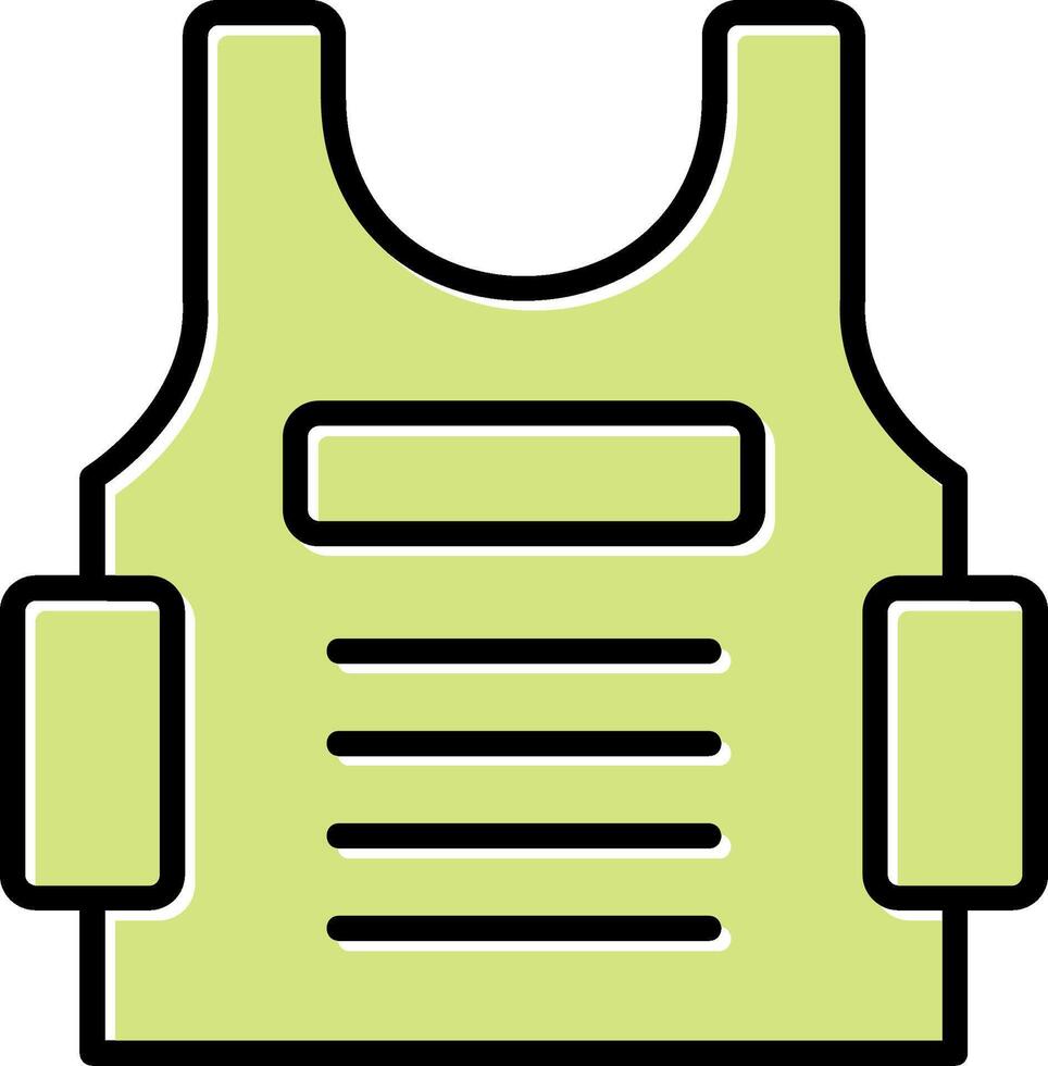 Bulletproof Vest Vector Icon