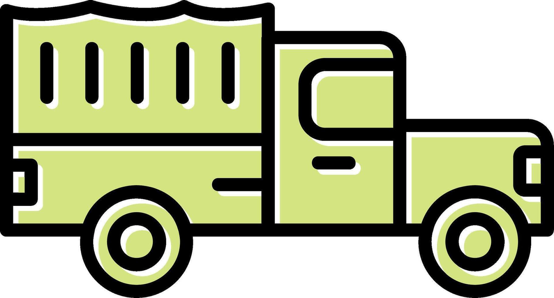 Military Truck Vector Icon