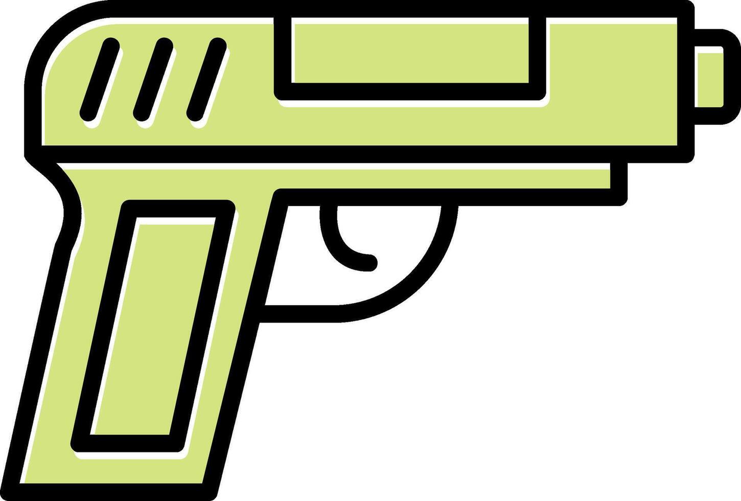 icono de vector de pistola