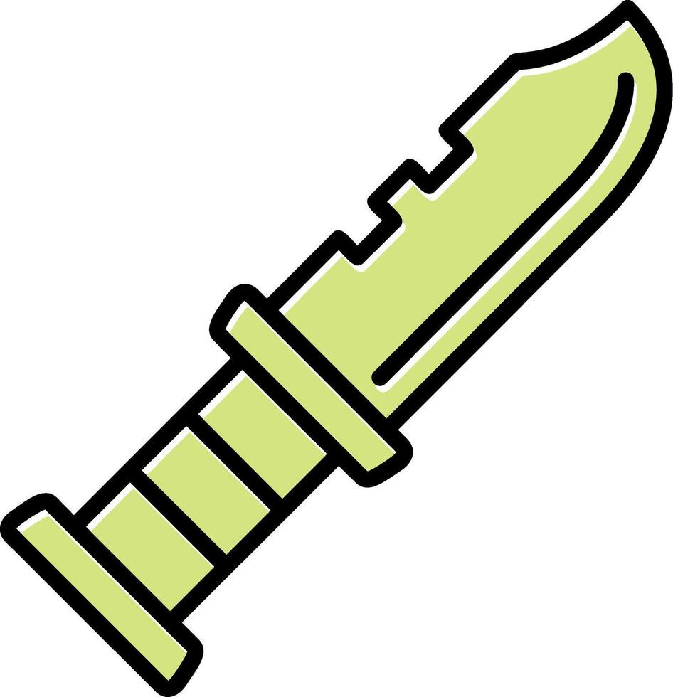 Military Knife Vector Icon