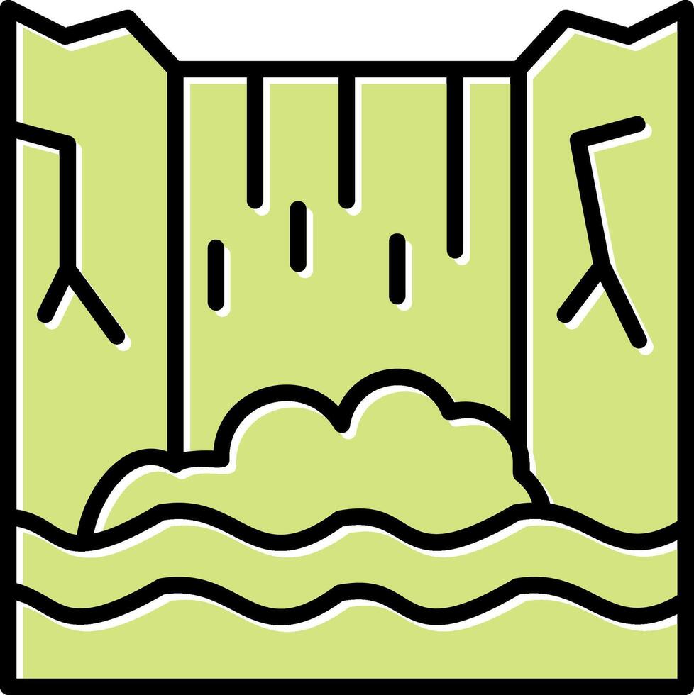 Waterfall Vector Icon