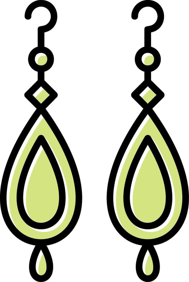 Earrings Vector Icon
