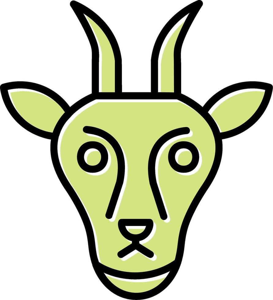 icono de vector de cabra