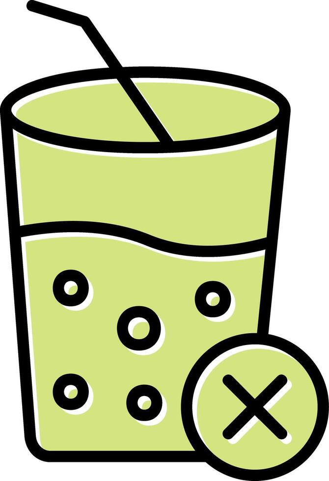 No juices Vector Icon