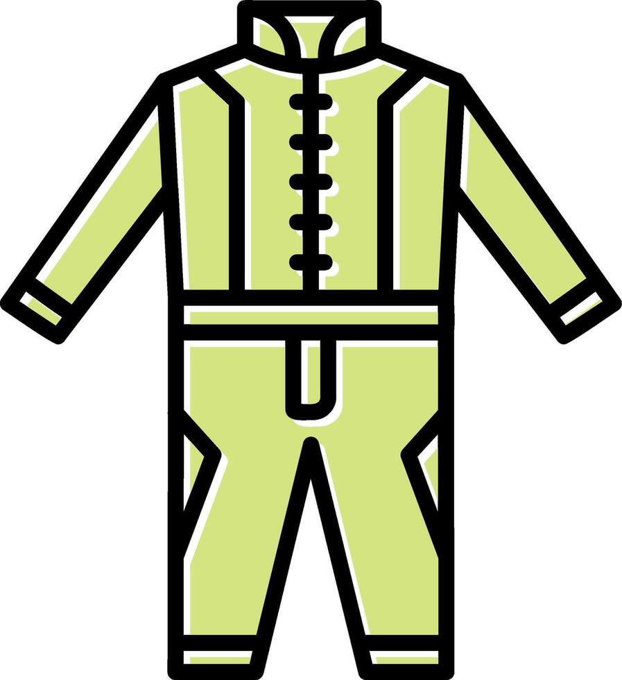 Race Suit Vector Icon