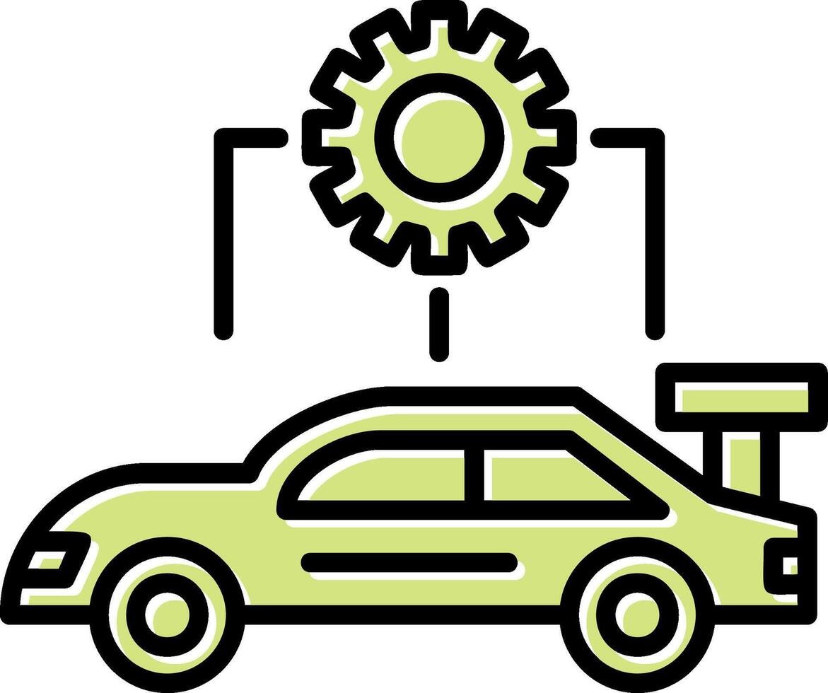 Car Configuration Vector Icon