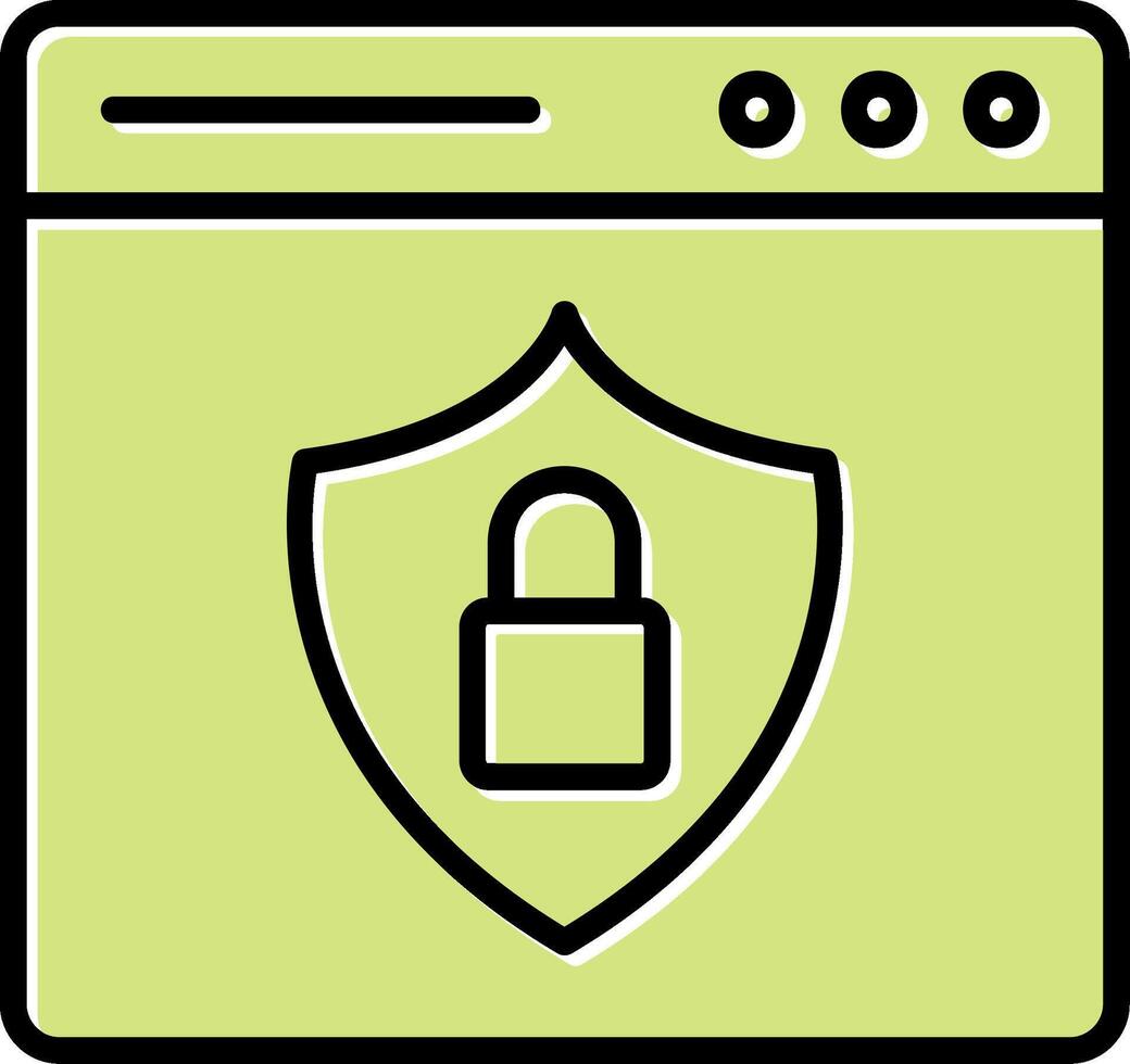 Web Security Vector Icon