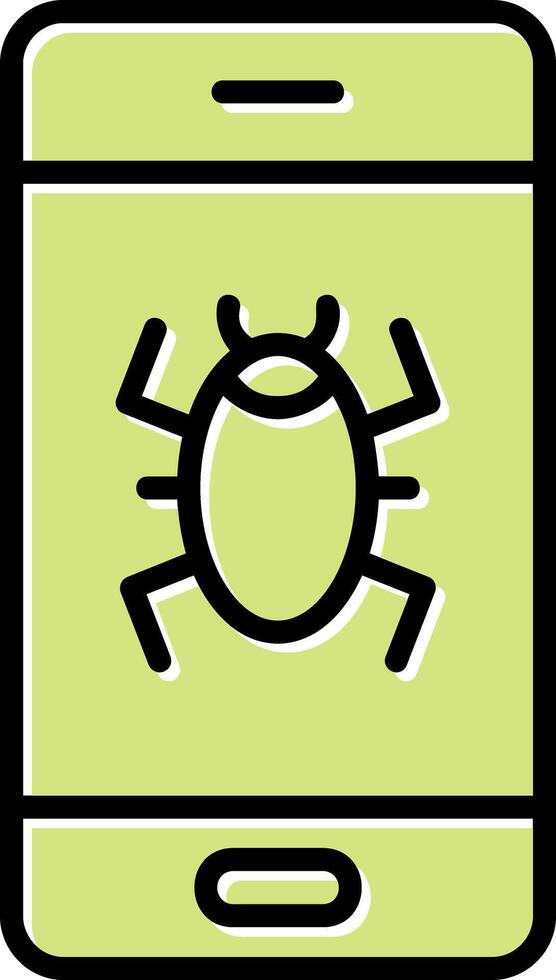 Mobile Virus Vector Icon