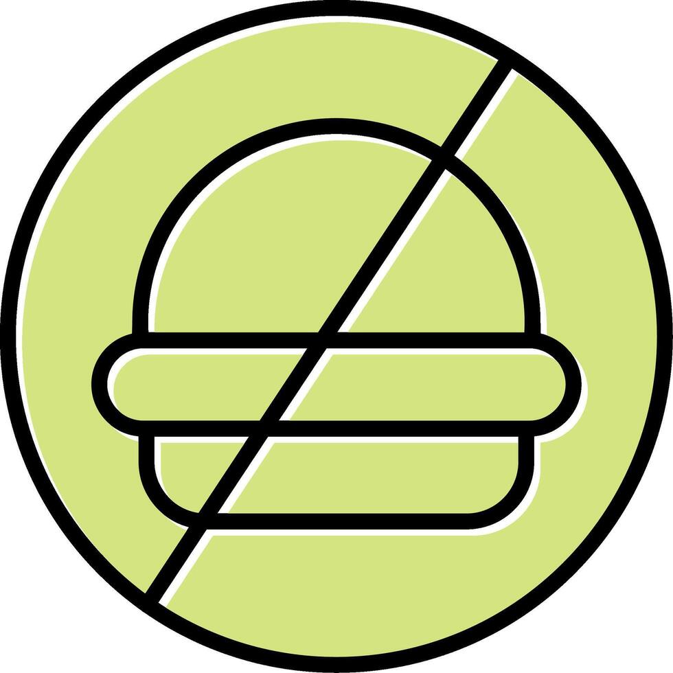 No Food Vector Icon