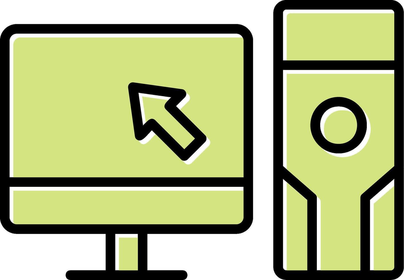 Computer Vector Icon