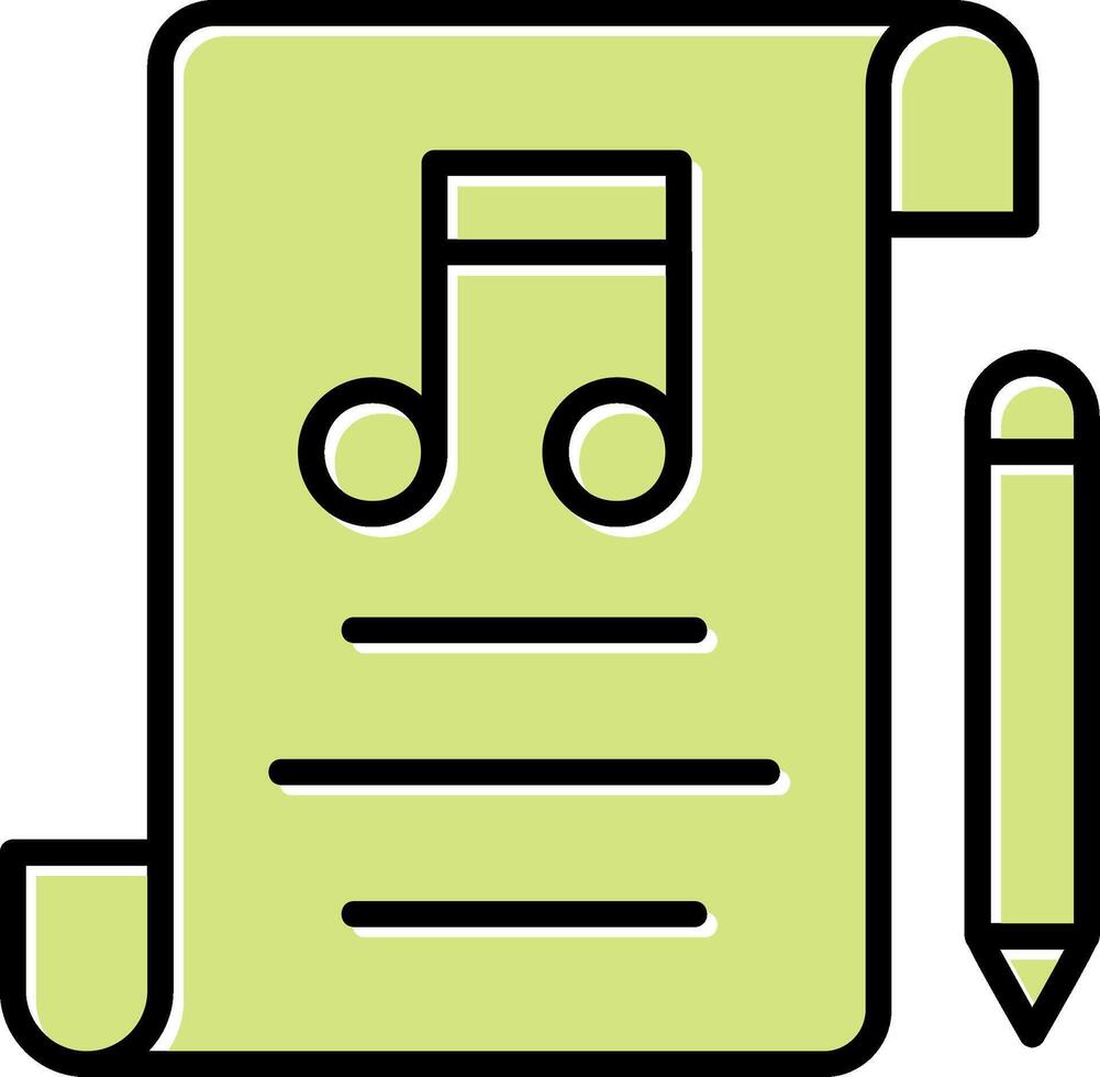 Music Composing Vector Icon