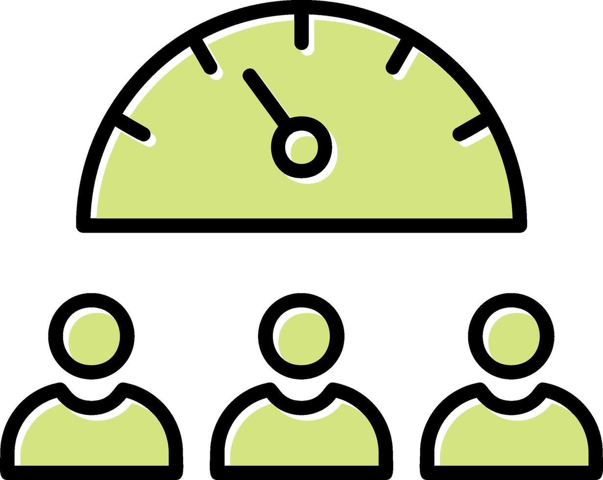 Team Work Speed Vector Icon