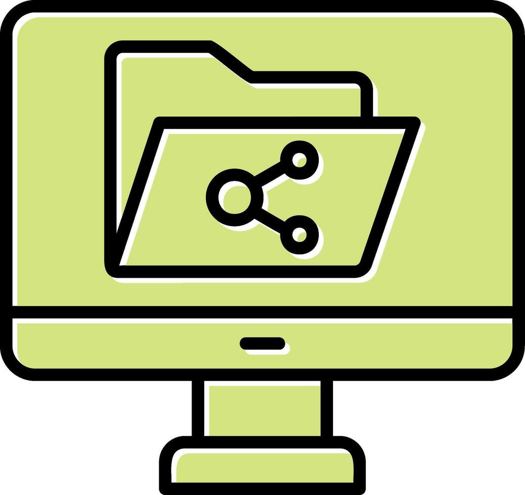 File Sharing Vector Icon